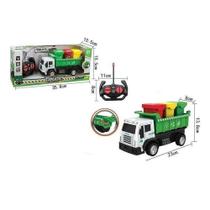 Carrinho de Brinquedo Com Controle Remoto Caminhão Coletor de Lixo. Carrinho de Brinquedo Com Controle Remoto Caminhão Coletor de Lixo.