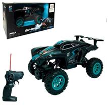 Carrinho de Brinquedo Divertido Recarregável Com Controle Remoto Solta Fumaça e Luzes