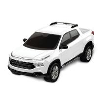 Carrinho de Brinquedo - Fiat Toro - Branco - 36 cm - Roma Carrinho de Brinquedo - Fiat Toro - Branco - 36 cm - Roma