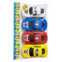 Carrinho De Brinquedo Fricção 4 Unidades Coleção Miniatura Carrinho De Brinquedo Fricção 4 Unidades Coleção Miniatura