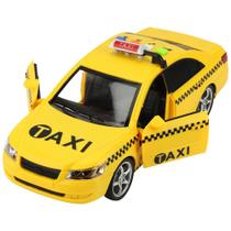 Carrinho De Brinquedo Infantil Luzes E Som E Carro Taxi Bbr