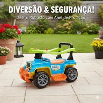 Carrinho de Brinquedo Jip Jip Infantil Empurrador Colorido
