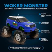 Carrinho de Brinquedo Kendy Woker Monster Truck 4x4 Grandes Aventuras 3 Anos Carrinho de Brinquedo Kendy Woker Monster Truck 4x4 Grandes Aventuras 3 Anos