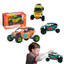 Carrinho de Brinquedo Miniatura Rally Trilhas Linha Sertões C/ Rodas de Borracha e Suspensão Para Criança E Colecionador