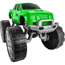 Carrinho De Brinquedo Monster Truck Com Rodas Grande Usual Brinquedos 19cm