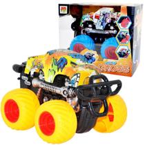 Carrinho De Brinquedo Pick Up De Fricção Monster Truck 360 Carrinho De Brinquedo Pick Up De Fricção Monster Truck 360