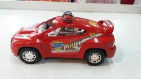 Carrinho de Brinquedo - Policial - Fricção - 18cm