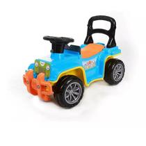 Carrinho de Brinquedo Quadriciclo Infantil Jip Jip Colorido Segurança Com Chassi Haste Articulada Coordenação Motora