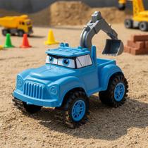 Carrinho de Brinquedo Super Truck Escavador de Obras para Menino Caminhão Grande