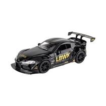 Carrinho De Brinquedo Supra Em Escala 1:22 Para Meninos, Modelo Em Liga Metálica Fundida Com Luz E