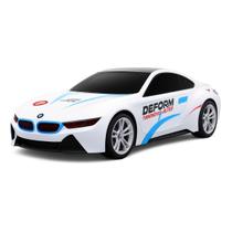 Carrinho de Brinquedo Transforma Robô Carro C/ Som e Luz