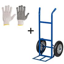Carrinho de Carga Armazém 150Kg Reforçado Metalosa Com Luva de Malha Uso Geral Vonder Carrinho de Carga Armazém 150Kg Reforçado Metalosa Com Luva de Malha Uso Geral Vonder