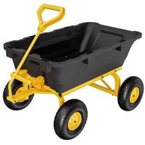 Carrinho de carga basculante VINGLI 363 kg, caçamba 25 x 54 cm, pneus de 10 pol. Carrinho de carga basculante VINGLI 363 kg, caçamba 25 x 54 cm, pneus de 10 pol.