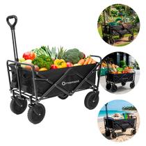 Carrinho de Carga Dobrável Multiuso Camping Praia Feira Pet 100KG Ornament Wagon Carrinho de Carga Dobrável Multiuso Camping Praia Feira Pet 100KG Ornament Wagon