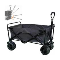 Carrinho De Carga Dobrável Multiuso - Preta Carrinho De Carga Dobrável Multiuso - Preta