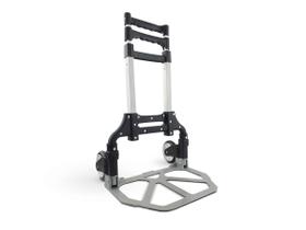Carrinho de Carga em Alumínio Puxador Ergonômico Rodas Emborrachadas Compacto Suporta 60 KG