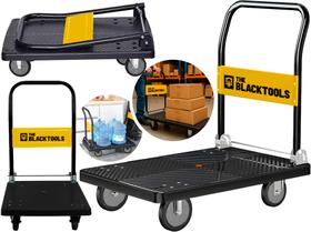 Carrinho De Carga Multiuso Capacidade 150kg Tcp-150 The Black Tools