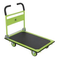 Carrinho De Carga Plataforma Dobrável Aço 300Kg Roda Carrinho De Carga Plataforma Dobrável Aço 300Kg Roda