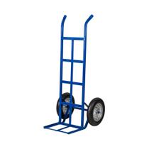 Carrinho de Carga Transporte Armazém 300Kg 2 Rodas Reforçado Metalosa