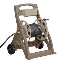 Carrinho de carretel de mangueira de jardim Suncast Hosemobile Pro 225 pés, marrom