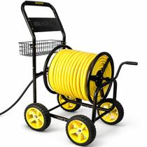 Carrinho de Carretel para Mangueira Real Hose Storage Capacidade de 122 m com 4 Rodas Carrinho de Carretel para Mangueira Real Hose Storage Capacidade de 122 m com 4 Rodas