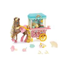 Carrinho de chá e guloseimas Playset Wild Manes Horse Toys Cherie's Carrinho de chá e guloseimas Playset Wild Manes Horse Toys Cherie's