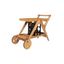 Carrinho de Chá Ibiza - Madeira Maciça c/ Adega Carrinho de Chá Ibiza - Madeira Maciça c/ Adega