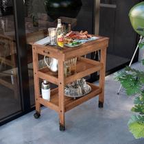 Carrinho de Churrasco Mesa Gourmet Cerâmica Churrasqueira W02 Madeira Maciça Imbuia - Lyam Decor Carrinho de Churrasco Mesa Gourmet Cerâmica Churrasqueira W02 Madeira Maciça Imbuia - Lyam Decor