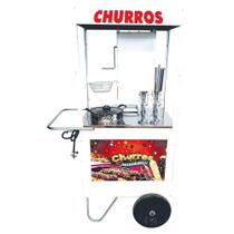 Carrinho de Churros Alsa Completo 2 Doceiras Roda Pneumática CHU12P