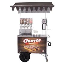 Carrinho de Churros Gourmet R2 4 Doceiras e Masseira R0081