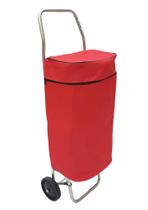 Carrinho de Compras Dobrável 2 Rodas com Sacola Com Zíper - CSK