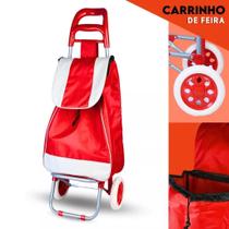 Carrinho De Compras Feira Dobravel - Suporta 30 Kg-VK-011