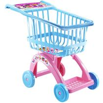 Carrinho de compras infantil com 4 rodinhas