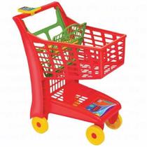 Carrinho De Compras Infantil Market Vermelho - Magic Toys
