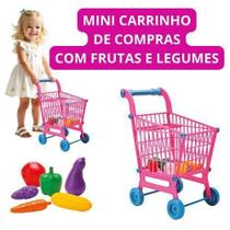 Carrinho De Compras Infantil Mini Desmontável
