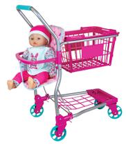 Carrinho de compras Lissi with 16 Baby Dolls