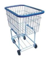 Carrinho De Condominio Compras Supermercado 140l Resistente