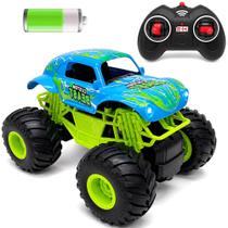 Carrinho de Controle Fusca Off Road 2.4GHz com Farol Azul Carrinho de Controle Fusca Off Road 2.4GHz com Farol Azul