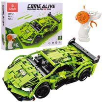 Carrinho de Controle Remoto 428 Peças 1:16 Blocos de Montar - Castela Carrinho de Controle Remoto 428 Peças 1:16 Blocos de Montar - Castela