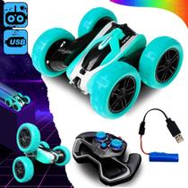 Carrinho De Controle Remoto 4x4 Giro 360º Pirueta Led Sons Manobras Carrinho De Controle Remoto 4x4 Giro 360º Pirueta Led Sons Manobras