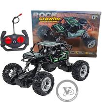 Carrinho de Controle Remoto 4x4 Recarregável Anda Na Terra Jeep Off Road Rock Crawler - Carrinho de Controle Remoto 4x4 Recarregável Anda Na Terra Jeep Off Road Rock Crawler -