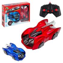 Carrinho de Controle Remoto 7 Funções Escalada Anda na Parede c/ Bateria