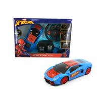 Carrinho de controle remoto 7 funções homem aranha webcontrol - candide 5886