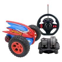 Carrinho de Controle Remoto 7 Funções Stunt Car Homem-Aranha Carrinho de Controle Remoto 7 Funções Stunt Car Homem-Aranha
