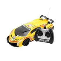 Carrinho de Controle Remoto Amarelo - Toy King