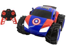 Carrinho de Controle Remoto Avengers - Amphibious Capitão América 7 Funções Candide