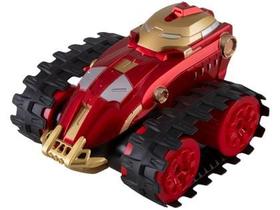 Carrinho de Controle Remoto Avengers Autotech Iron Man 7 Funções Candide 9213