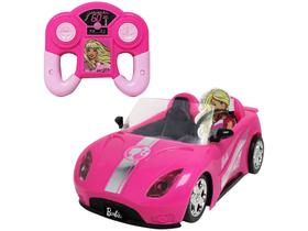 Carrinho de Controle Remoto Barbie Deluxe - 7 Funções Candide Rosa
