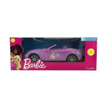 Carrinho de Controle Remoto Barbie Fashion Driver 3 Funcoes Pilha 1834 Candide