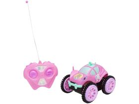 Carrinho de Controle Remoto Barbie Glamour Flip - 3 Funções Candide Rosa Carrinho de Controle Remoto Barbie Glamour Flip - 3 Funções Candide Rosa
